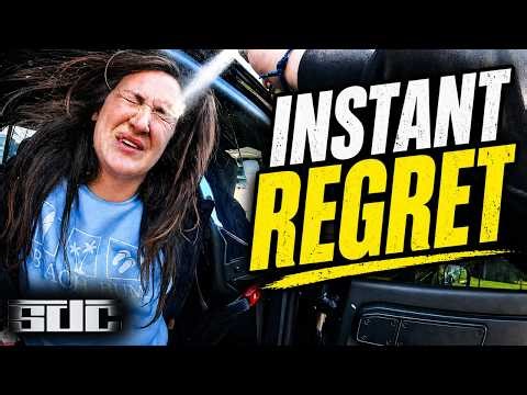 Drunk Trespasser Resists - Gets Pepper Sprayed