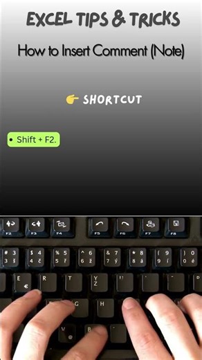 How to Insert Comment Note