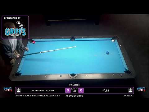 DR DAVE RUN OUT DRILL vs 4\23 - GRIFF'S BAR & BILLIARDS - TABLE 5 | EvoSports