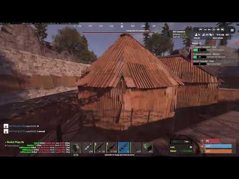 Rust Hard Raid Base #55 On Server Rusty Spoon US PVE 5x