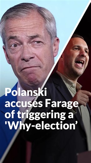 Polanski accuses Farage of triggering a 'Why-election"