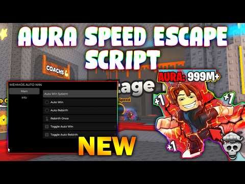 *NEW* +1 Aura Speed Escape Script (PASTEBIN 2026) (AUTO WIN , AUTO REBIRTH )