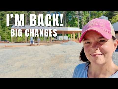 I'm Back! HUGE Progress on Our New Potting Building