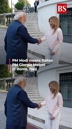 PM Modi meets Italian PM Giorgia Meloni in Rome, Italy | India-Italy