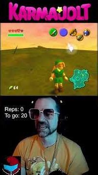 Brief demonstration of the Infinite Sword Glitch in Zelda Ocarina of Time (N64)