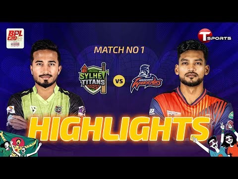 HIGHLIGHTS | Sylhet Titans vs Rajshahi Warriors, 1st Match | BPL 2025 - 26 | T Sports