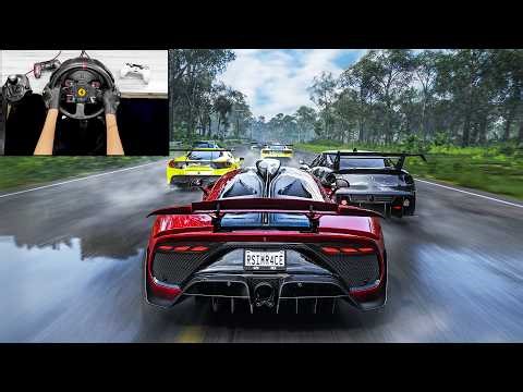 Mercedes-AMG ONE 1319 HP VS Hypercars Battles! Goliath Race Streeing Wheel gameplay | Forza Horizon5