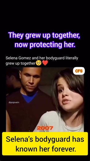 Selena Gomez & Her Bodyguard Grew Up Together 🥹❤️ #Shorts