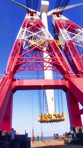 Heavy lift vessels build blue energy farms on the ocean