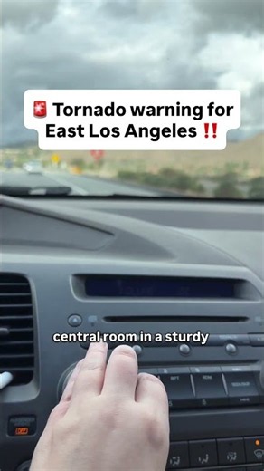 Tornado Warning 🚨 60 MPH winds expected in Los Angeles CA ‼️ #stormwatch #tornado #breakingnews