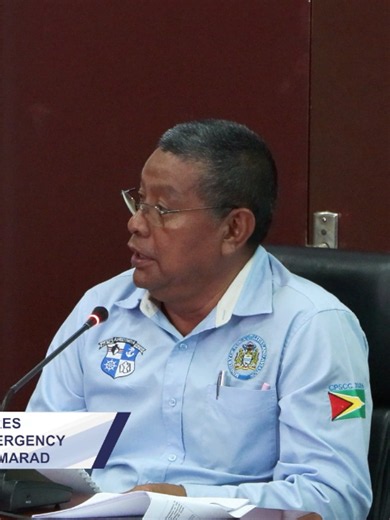 The MV Barima’s capacity was listed at 125 in a maritime emergency response plan, although authorities had estimated more than 170 persons were aboard when the vessel capsized and sank in July 2026. This was disclosed by Captain John Flores, coordinator of the Emergency Operations Division at the Maritime Administration Department (MARAD) on Thursday. Captain Flores was the first witness to testify when the Commission of Inquiry (COI) into the tragedy resumed at the Arthur Chung Conference Centr