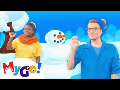 Winter Song Sign Along! ❄️⛄ | MyGo! | Learn ASL & Baby Sign Language for Kids