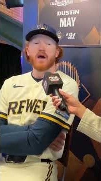 Dustin May tells Alanna Rizzo what it means to return to baseball’s biggest stage with the Brewers.