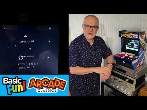 Asteroids countertop arcade cabinet - Basic Fun?