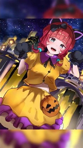 ハロウィンイラスト メイキング アイビスペイント #ハロウィン #イラスト #三つ編み