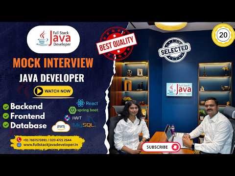 Full Stack Java Developer Interview |4+ Years of Experience| Banking Domain | By Mr. Kiran Jadhav
