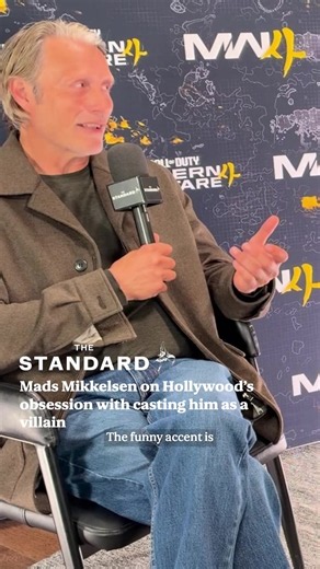 Mads Mikkelsen talks to The Standard about Hollywood’s obsession with casting him as a villain. The Danish actor is taking on the role of the antagonist Archer in Call of Duty: Modern Warfare 4 #MadsMikkelsen #CallOfDuty #hollywood #denmark