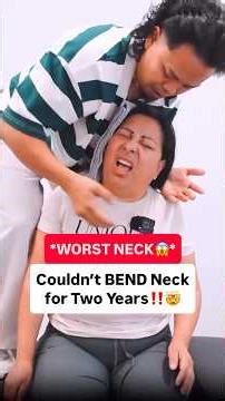 Does your neck need CRACKED⁉️😱 #chiropractic #backpain #neckpain #trending