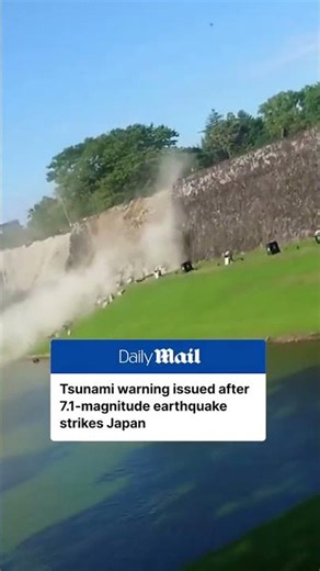 Tsunami warning issued after 7.1-magnitude earthquake strikes Japan