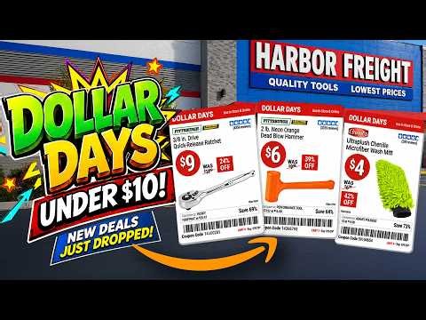 Don't Miss These NEW September Harbor Freight Dollar Days Deals That Just Dropped! (Ending 9/9)