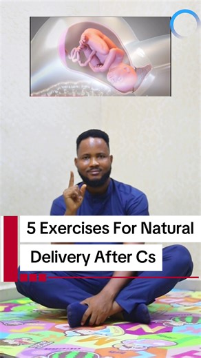 Have you had just one surgery for delivery(CS) and you are planning for natural birth? Try these five exercises. #pregnant #dr_moyub