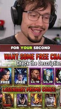 New Promo Code and Starter Links for Free Champions