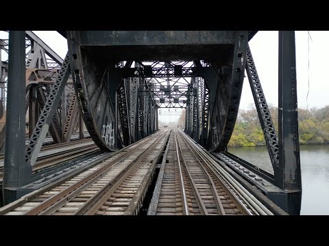 The Scissors Bridge, Brighton Park, Chicago, Illinois, Built 1910