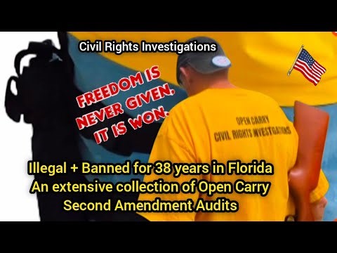 I've Done More Street Second Amendment Audits Then Anyone in The State of Florida - banned 38 years
