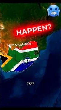The Country Hidden Inside South Africa 🇿🇦 #geography #short #map