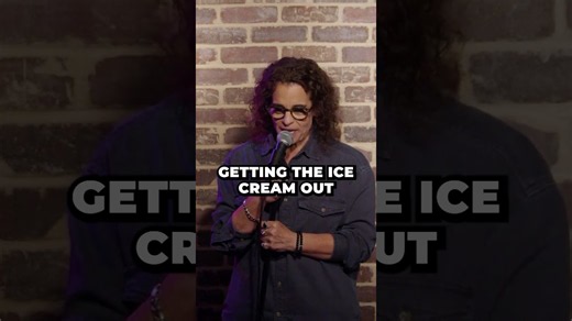 Comedian wonders whether a fan works inside a candy shop