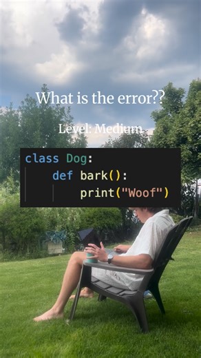 Liam on Instagram: "What is the error? 🤔💭 Tell me 👇 👨‍💻Follow @liam.codez for more!"