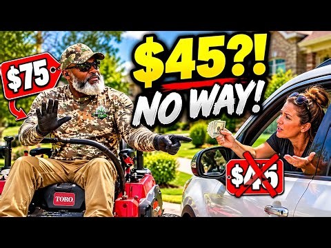 She Wanted Me to Mow Her Lawn for $45... Then Offered Me MORE Lawns!