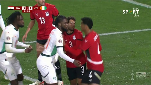 🏆 𝔸𝔽ℂ𝕆ℕ 𝟚𝟘𝟚𝟝 🏆 ⚽️ ⒼⓄⒶⓁ: Ivory Coast have reduced the margin once again! 🇪🇬 3⃣➖2⃣ 🇨🇮 🚨 LIVE 📺 SABC 2 🌐 sabc-plus.com #SABCSportFootball #TotalEnergiesAFCON2025 #ItsGameOnEverywhere