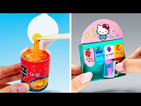 😍 MINI PAPER CRAFTS 💖 The CUTEST Tiny DIYs That Are Trending Now! 🌟