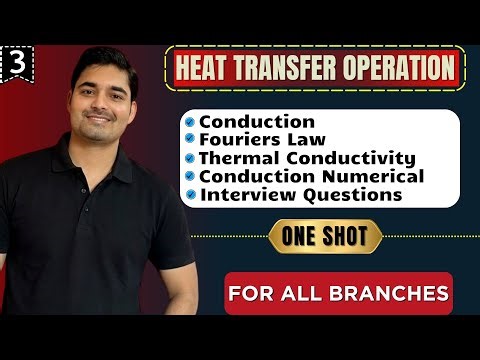 Conduction, Fourier law, Thermal conductivity, Heat transfer, Heat transfer numerical|Chemical Pedia