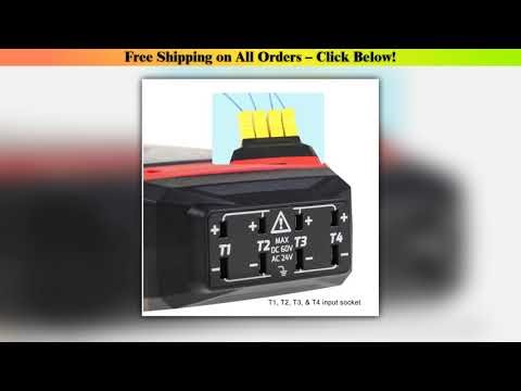 4 Channels Thermocouple Thermometer Data Logger Thermometer K Type Temperature Logger with Sound &