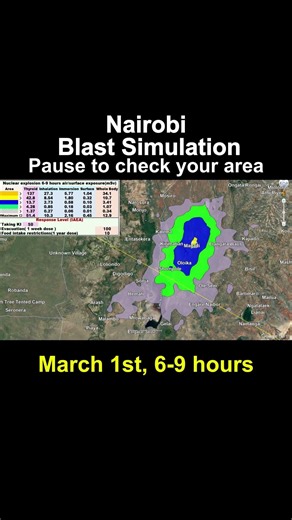 Nairobi Simulation 4, After a Nuclear Bomb