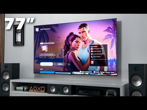 The NEW 77" LG G6 OLED: Unboxing, Setup + Impressions