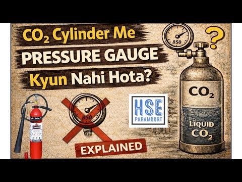 Why CO² Cylinder Doesn't Have a Pressure Gauge? #hseparamount