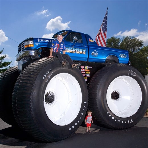 Crushing records with Bigfoot, the world's largest monster truck | Guinness World Records