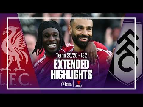 Liverpool vs. Fulham | Highlights Premier League | Jornada 32 | Telemundo Deportes