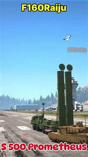 Can the F 160 Raiju Survive the S 500 Prometheus #MilitarySim #militarysimulation #military