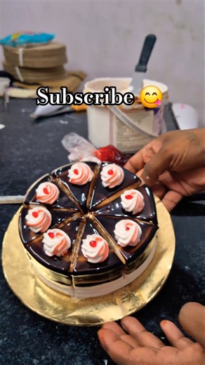 chocolate pastry 🎂/ how to make easy beautiful cake at home #shorts #pastry #chocolate #reels #fyp