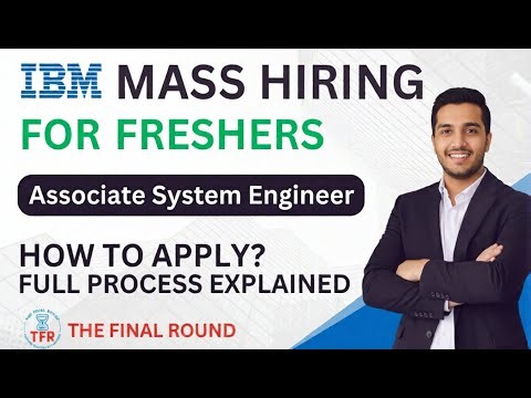 IBM Biggest Mass Hiring for Freshers | Associate System Engineer | How to Apply & Full Process
