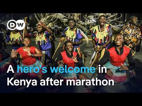 'I did not expect it': Kenya's Sebastian Sawe welcomed home like a hero | DW News