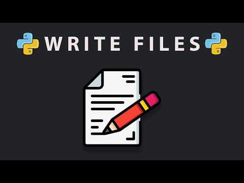 Writing to Files in Python | Complete File Handling Tutorial