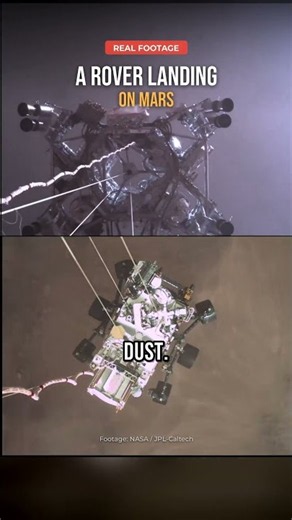 This Is Real Footage of a Rover Landing on Mars