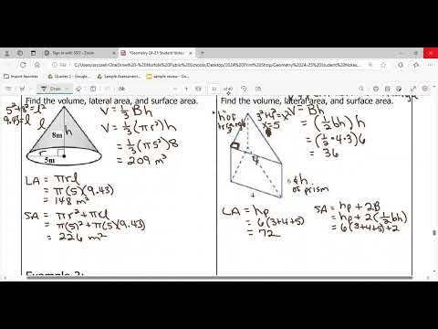 Geo 3D Cone Pyramid Triangular Prism
