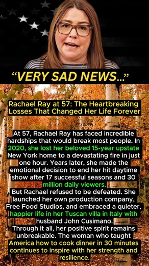 Rachael Ray at 57: The Heartbreaking Losses That Changed Her Life Forever