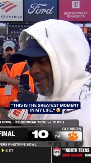 Penn State interim coach Terry Smith’s emotional Pinstripe Bowl postgame interview is worth your time. | Big Ten Network
